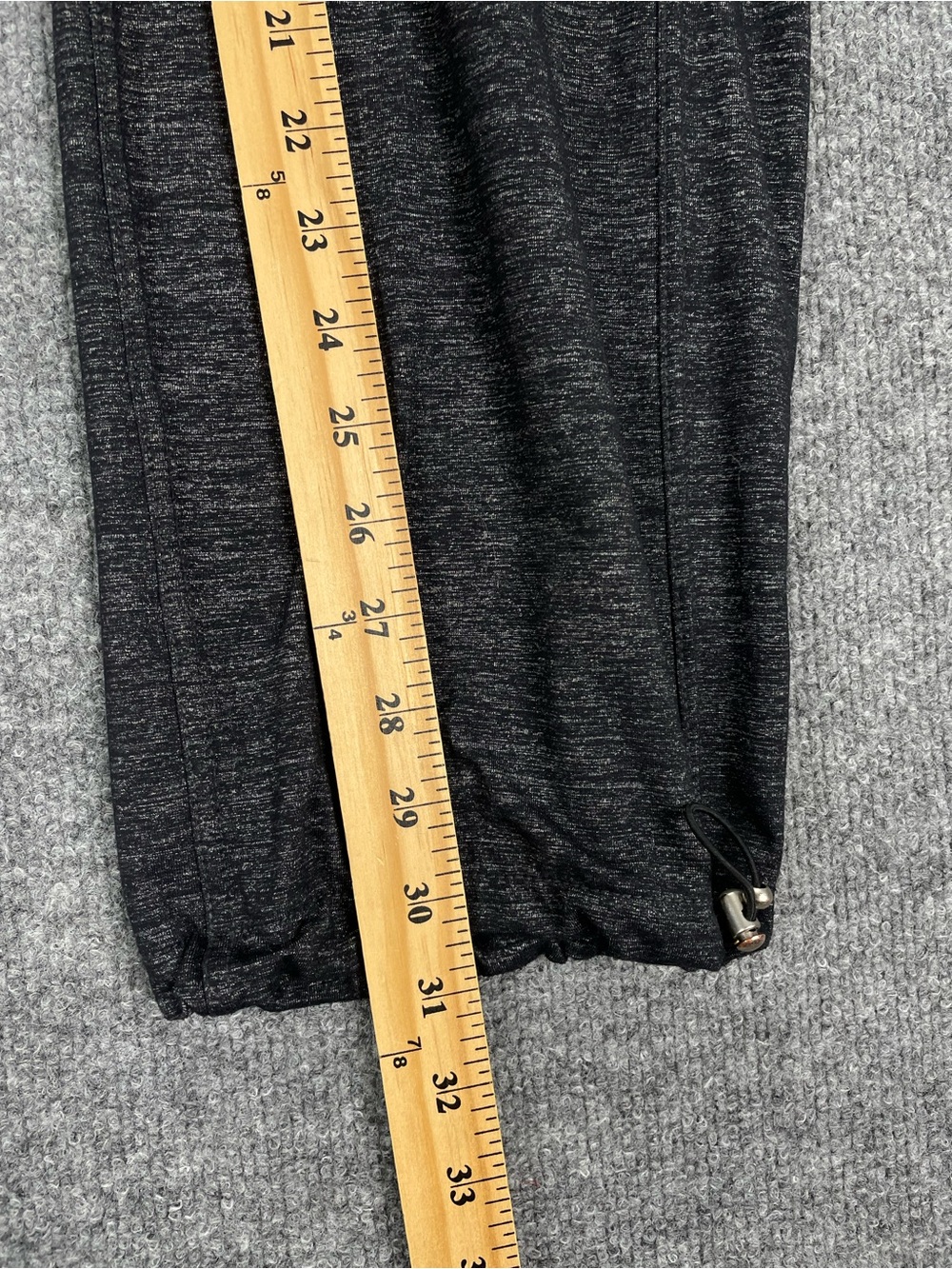 Athleta Bettona Boyfriend Jogger Pants Black/Gray Size XS Stretch Athleisure - Picture 8 of 9